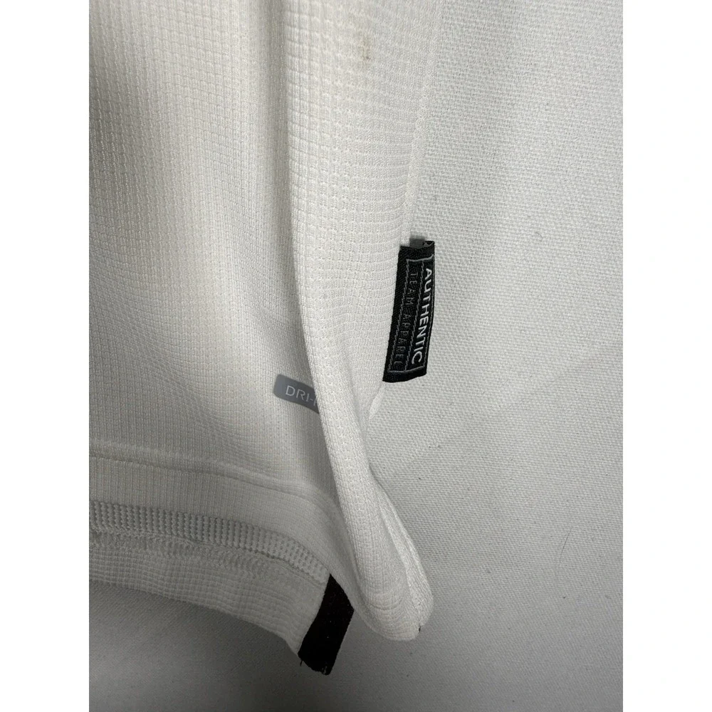VTG Nike Team Virginia Tech Hokies Polo Shirt Men's Large White Team Apparel 90s